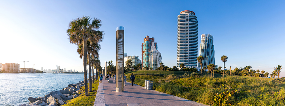 South Pointe Park in Miami Beach