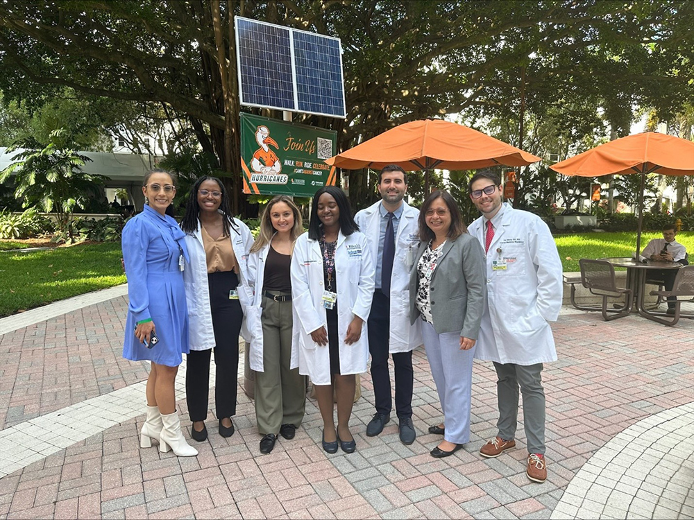 Rheumatology fellows outside