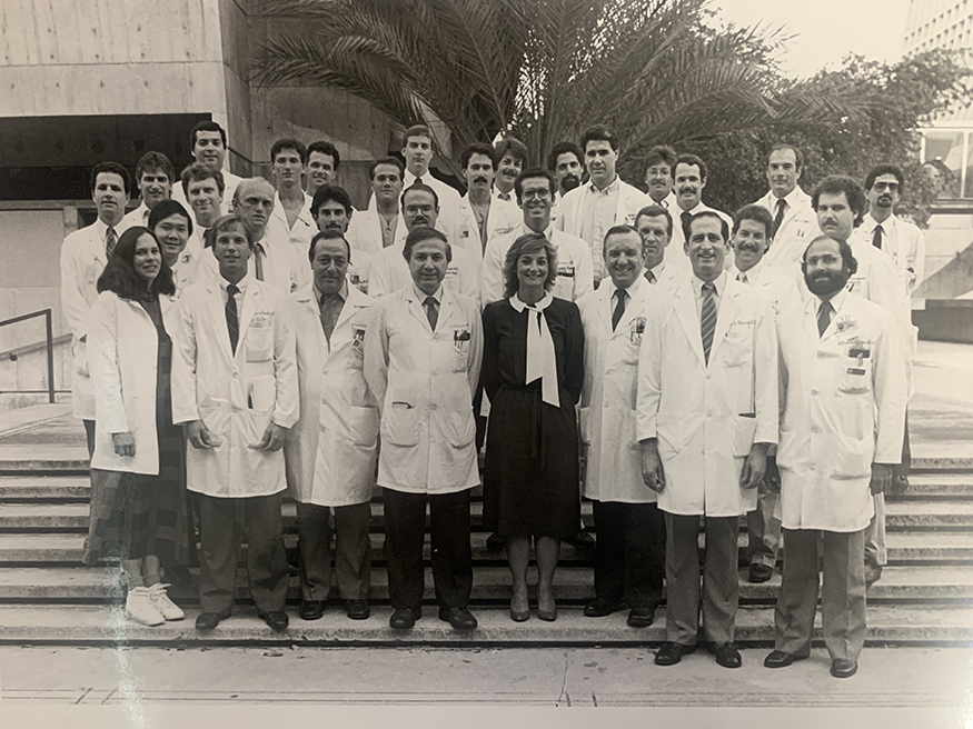 Black and white orthopaedic faculty groupshot