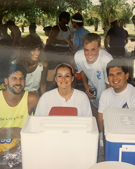Carmen Fuente at an outdoor event