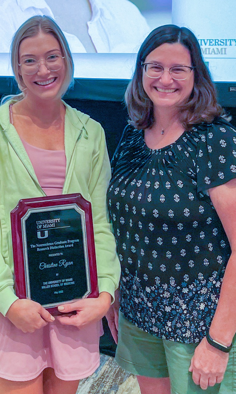Phd Student receives Senior Student Research Distinction Award
