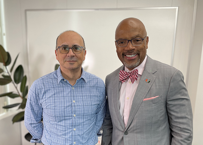 Dr Benatar and Dean Ford