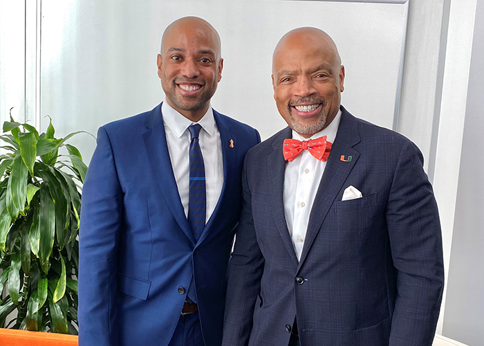 Dr Tookes and Dean Ford