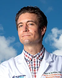 headshot of David William McMillan, Ph.D.